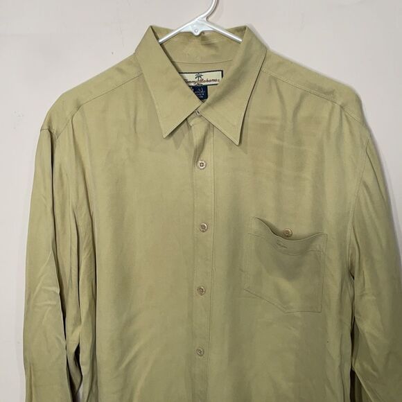 Tommy Bahama Men’s 💯 Silk Button Down Shirt - Picture 2 of 4